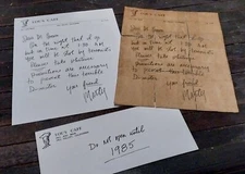 Back To The Future Marty Letters And Envelope Set