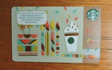 STARBUCKS GERMANY BIRTHDAY CELEBRATION  GIFT CARD 2018.NO VALUE COLLECTORS ITEM