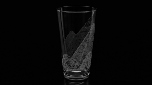 PYRAMIDS OF GIZA Pint Glass - Picture 4 of 4