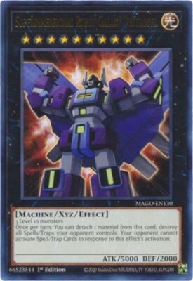 x3 Superdimensional Robot Galaxy Destroyer - MAGO-EN130 - Rare - 1st Edition Yu-