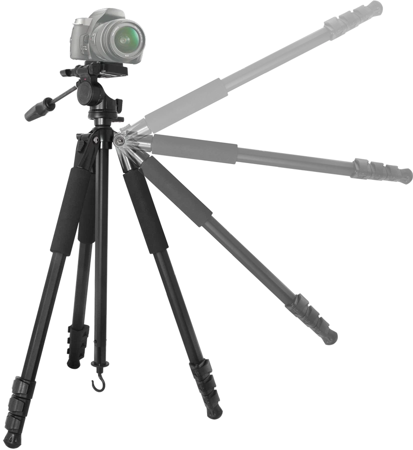 80" PROFESSIONAL HEAVY DUTY TRIPOD FOR CANON EOS REBEL 5D 6D 7D 60D 70D 80D T5 - Image 2 of 4
