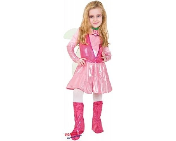 Costume Bambina Carnevale Fatina Rosa Tipo Winx Art.4651 - varie