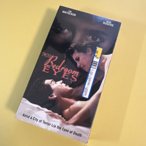 Those Bedroom Eyes VHS 1992 FACTORY SEALED Tim Matheson Mimi Rogers - Picture 2 of 7