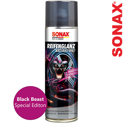 SONAX Reifenglanz Special Edition Black Beast Effect Gummi Reifen Pflege 500ml