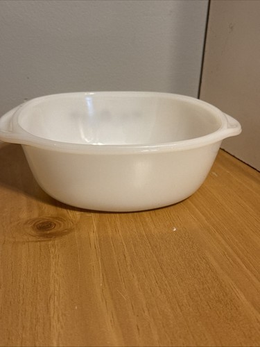 Pyrex Dynaware Brown Floral Small Baking Dish Handles Casserole 3 Cup - Picture 3 of 4