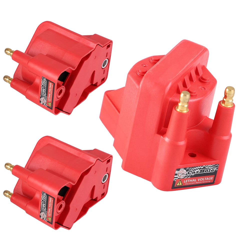 3 Ignition Coil DR39 &6 Spark Plug & Wire For 2000 2002-04 Chevrolet Impala 3.8L - Image 4 of 4