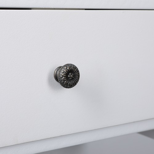 Wandregal Wandschrank Küchenregal Weiß Regal Holzregal Vintage Board massiv - Bild 5 von 5