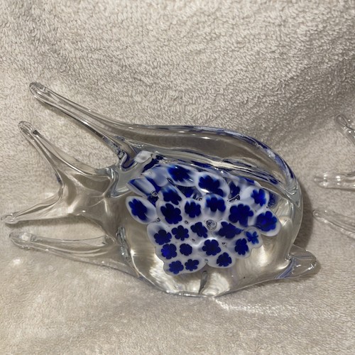Millefiori Briefbeschwerer mundgeblasen bunte Kunst Glas Engel Fisch Posten (2) KOSTENLOSER VERSAND - Bild 6 von 12