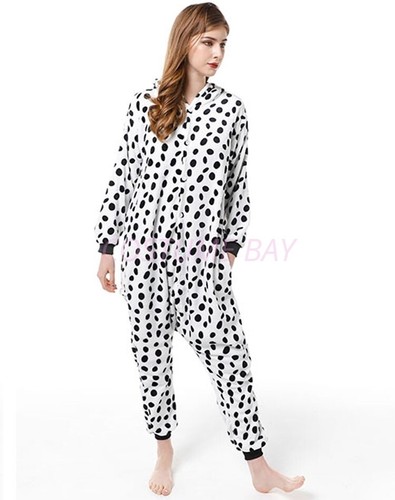 Animal Spotty Dog Jumpsuit Onesie Adult Kigurumi Cosplay Unisex Pajamas Costume - Picture 7 of 107