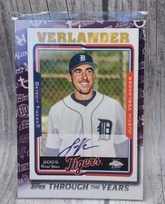 2021 Topps Through The Years Justin Verlander # TTY-29 Tigers / Astros