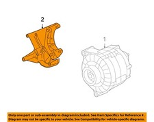 Soporte de montaje de alternador eléctrico GM OEM 05-13 Corvette 12578067