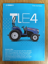 Iseki TLE 4 Prospekt Brochure Traktor Schlepper  K21