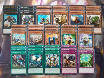 Yugioh Complete Geargia Deck 46 Cards Gear Gigant X Geargiano Budge + Bonus Gift