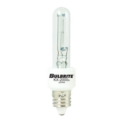 Bulbrite 473160 KX60CL/MC Krypton Xenon T3 Mini Candelabra E11 60W 120V Clear