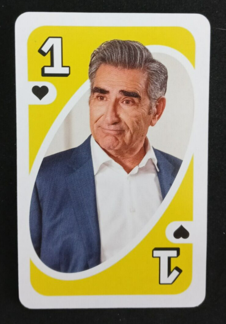 2021 Schitt's Creek Uno Cards Yellow Johnny Rose 1 eBay