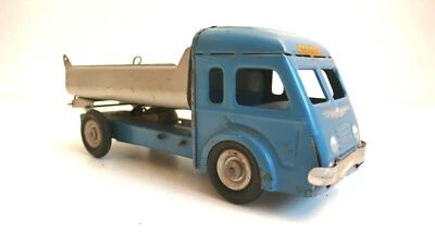 CIJ CAMION BENNE BASCULANTE RENAULT "ADTD" TÔLE Lg 16 cm BON ÉTAT - Photo 1/4