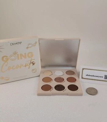ColourPop Going Coconuts Pressed Powder Palette Full Size Brand New In Box