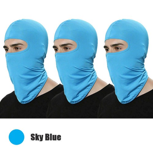 3 PCS Fashion Lycra Ski Face Mask Classics Moto Bike Balaclava Neck Hood Hat CA - Picture 44 of 51