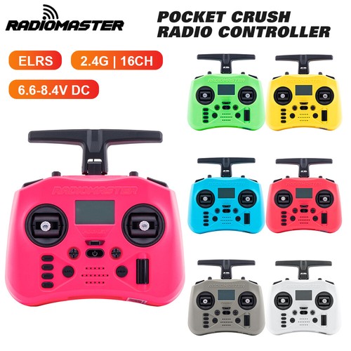 RadioMaster Pocket Crush Radio Controller RC Done Transmitter 2.4G 16CH ELRS - Picture 2 of 37