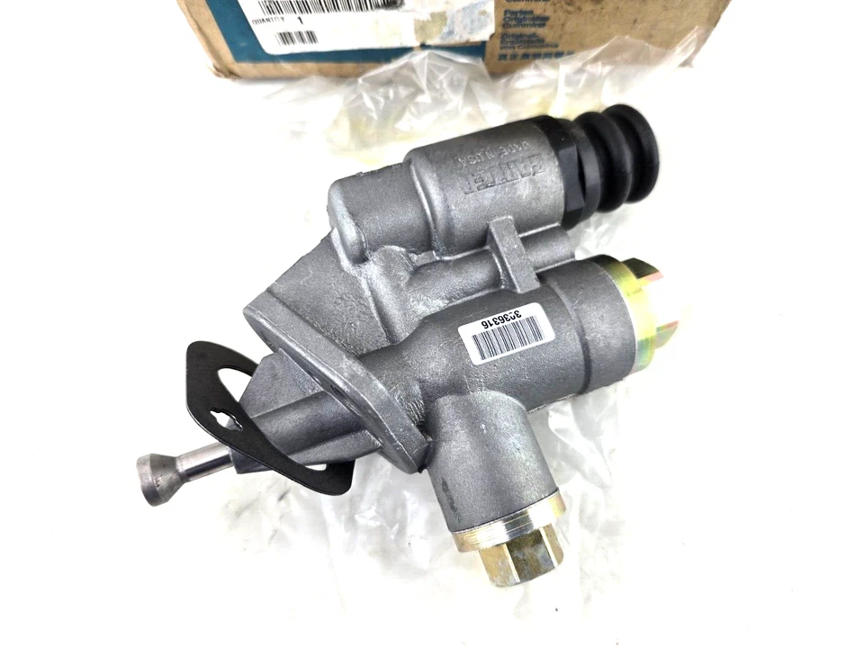 Bomba elevadora de transferencia de combustible Cummins 1994-1998 5,9 L 6BT 12V P7100 3936316 genuina NOS Foto 3 de 4