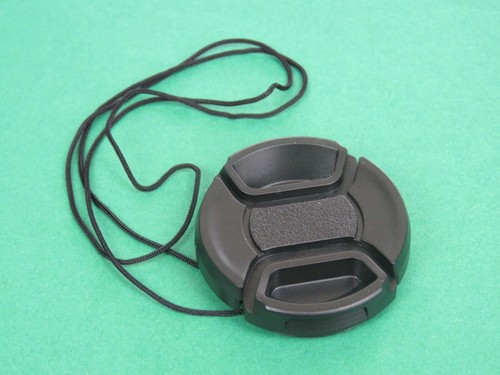 39mm Centre Pinch Front Lens Cap Universal Snap-on for Nikon Canon Sigma Lenses - Picture 2 of 3