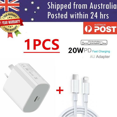 20W Type-C Wall Adapter USB-C PD Fast Charger iPad For iPhone 16 15 14 Pro Max + - Picture 26 of 30