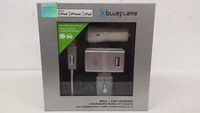 BlueFlame The Plug + Spark Plug Home & Car Charging Kit for Ipad, Iphone 