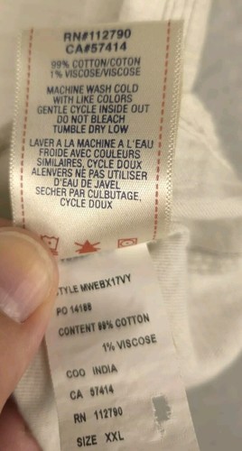 True Religion Button Up Shirt Long Sleeve 2XL White - Picture 4 of 7