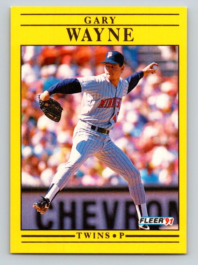 Gary Wayne 1991 Fleer #626 Minnesota Twins