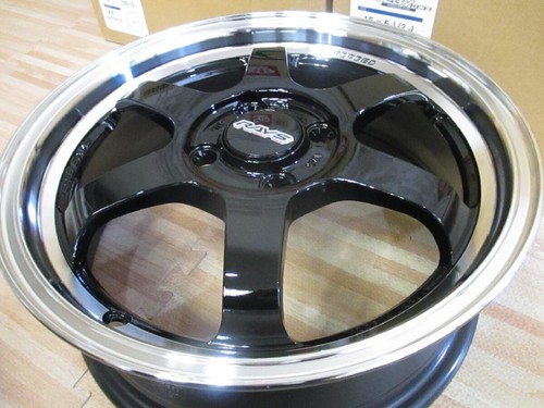 JDM RAYS "TE37" 15inch 100x4H New Set4 Wheels mini truck Hijet Carry Sambar Acty - Picture 3 of 8