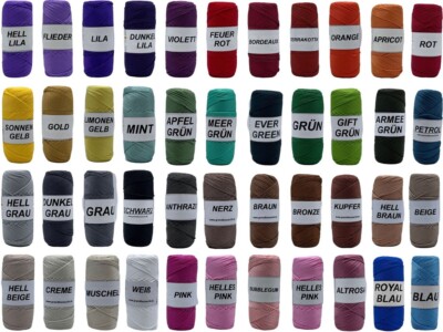 150 meter Makramee Garn Nylon Schnur Shamballa 1,5mm  Verschiedene Farben