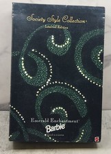 1996 Emerald Enchantment Barbie, 3rd in Society Style Collection Series, M/NRFB