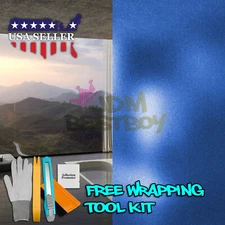 *24"x48" Blue Frosted Film Glass Home Bathroom Window Security Privacy Sticker