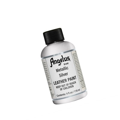 angelus oz paint leather silver