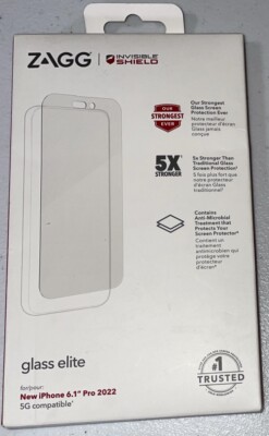 ZAGG Apple iPhone 6.1  Pro 2022 Invisible Shield Glass Elite AM Screen Protector