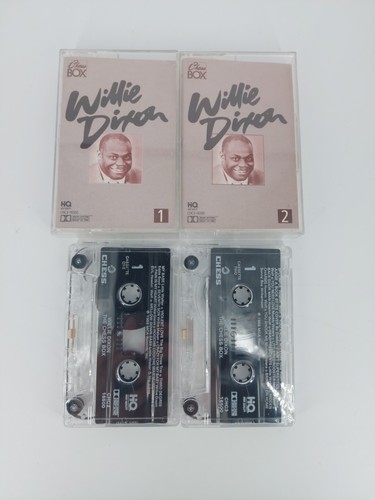 Vintage 1988 Willie Dixon The Chess Box 2 Cassette Set Various Blues Artists - Picture 3 of 4