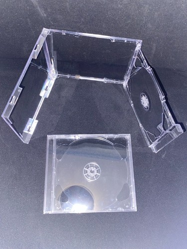 25 Doppel CD Juwelenetui 10,4 mm mit klarem AUSKLAPPBAREM Tablett leer Ersatz HQ AAA - Bild 5 von 24