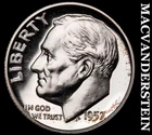 1957 Roosevelt Dime- Silver- Choice Gem Proof Luster No Reserve #i9203