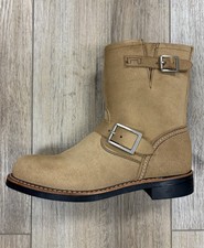 Women's Red Wing Short Engineer Boot 3358 Sand Mohave Suede Leather NEW NWT USA
