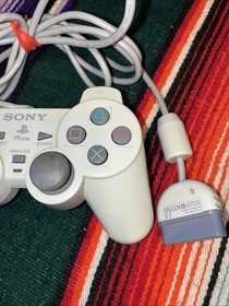Lot of 3 OEM Sony PS1 PSone PlayStation Controllers Tested Working