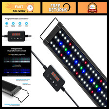 LED Aquarium Light with Timer, 21W, for 30-36 Inch Fish Tank, Day Night Cycle