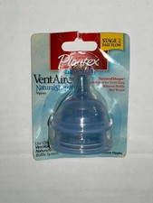 NEW PLAYTEX VENTAIRE NATURAL SHAPE STAGE 2 FAST FLOW NIPPLES BP1
