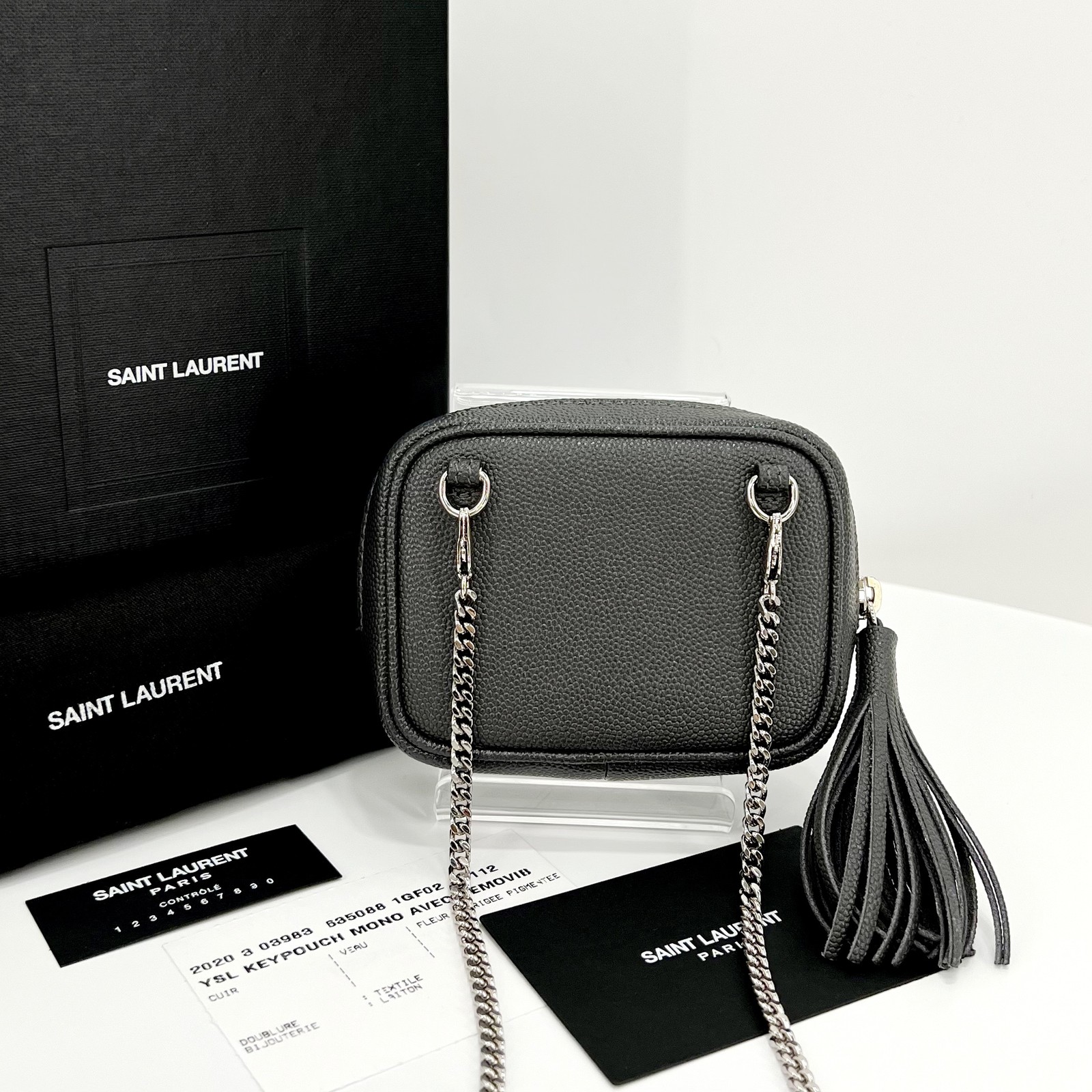 Borsa a tracolla Saint Laurent Le Baby Chain 635088 79004077