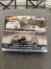Hot Wheels Porsche 356A Outlaw Team Transport VW T1 Pickup #13