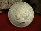 1925-P  PEACE  SILVER  DOLLAR  90%  SILVER  VERY  GOOD  CONDITION!