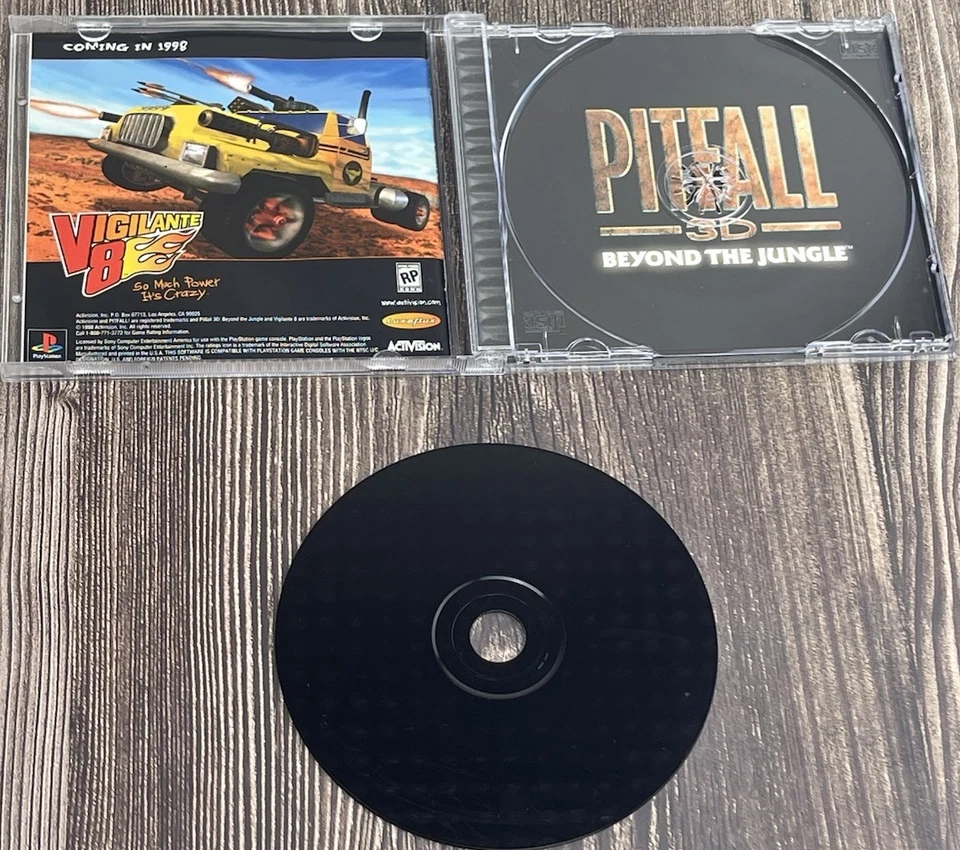 Pitfall 3D: Beyond the Jungle, PlayStation 1 (PS1) CIB W/Manual - Image 4 of 4