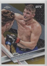 2017 Topps Chrome UFC Gold Refractor /50 Chas Skelly #69 Rookie RC