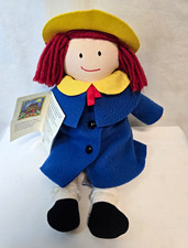 Eden Madeline 15" Dressable Plush Cloth Doll Blue Coat Yellow Hat 1994 33330