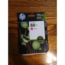 New Sealed Genuine HP 88XL Magenta High Yield Ink Cartridge C9392AN EXP 2017