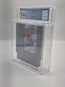 Super Mario Bros 2 NES CGC 9.6 Graded Nintendo Cartridge Not WATA PSA VGA